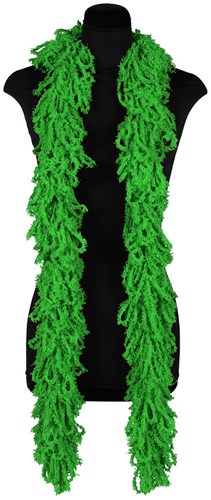 Glamour Boa Sjaal Groen met Tinsel