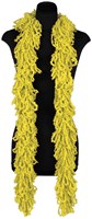 Glamour Boa Sjaal Geel met Tinsel