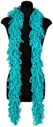 Glamour Boa Sjaal Turquoise met Tinsel
