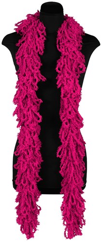 Glamour Boa Sjaal Pink met Tinsel