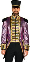 Carnavalsjas Heren Metallic Fiesta Paars