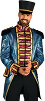 Carnavalsjas Heren Metallic Fiesta Turquoise (2)