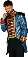 Carnavalsjas Heren Metallic Fiesta Turquoise (6)
