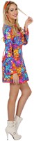 Disco Hippie Jurkje Stained voor dames (zijkant)