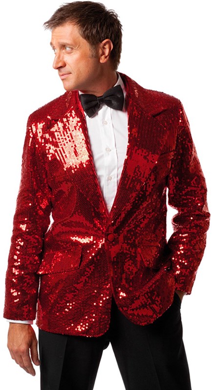Pailletten Colbert Rood Luxe