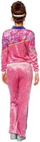 Eighties Trainingspak Pink voor dames (achterkant)