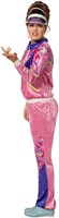 Eighties Trainingspak Pink voor dames (zijkant)