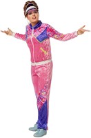 Eighties Trainingspak Pink voor dames 