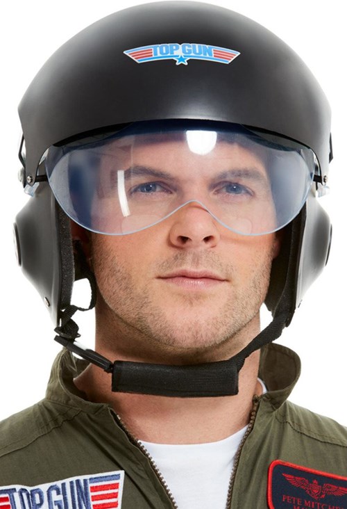 Pilotenhelm Top Gun Zwart