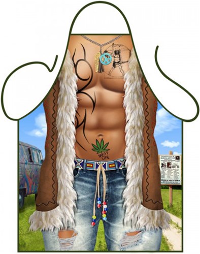 Schort Hippie Man