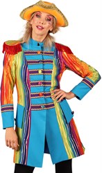 Carnavalsjas Dames Rainbow Gold
