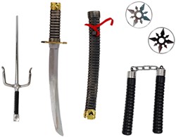 Set Ninja Accessoires (5dlg)
