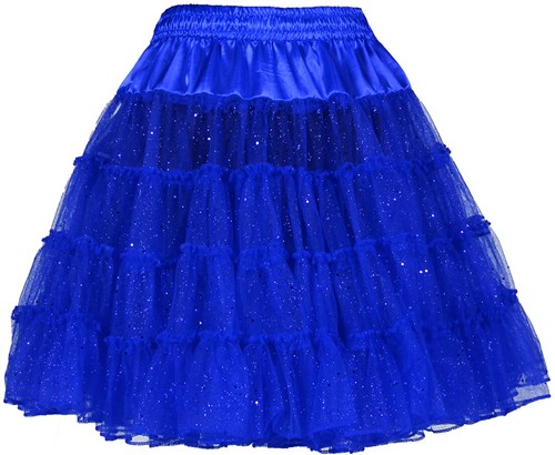 Glitter Petticoat Luxe Blauw
