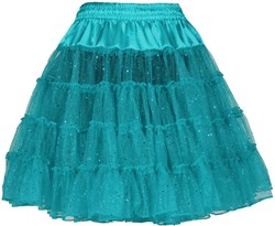 Glitter Petticoat Luxe Turquoise