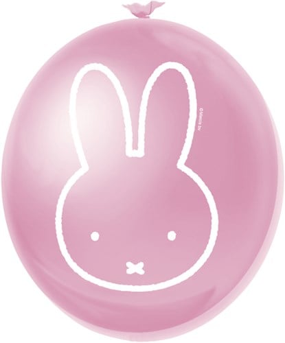Ballonnen Nijntje meisje 30cm 6st