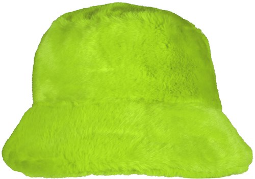 Bucket Hat Bont Neon Groen