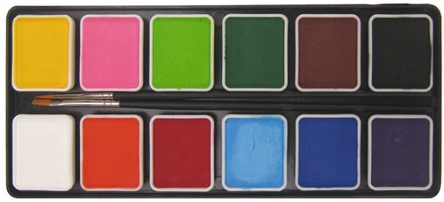 PXP Water Schmink Palet - 12x6gr