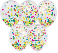 Ballonnen Confetti (5st)