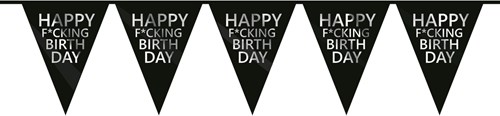 Vlaggenlijn Happy F*cking Birthday (6m)