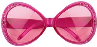 Bril Mega Diamant Pink