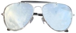 Pilotenbril Zilver met Spiegelglas