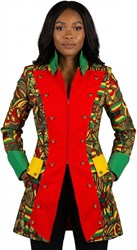 Carnavalsjas Dames Rood-Geel-Groen