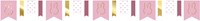 Slinger Nijntje Baby Meisje Roze-Goud Luxe (4m)