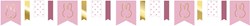 Slinger Nijntje Baby Meisje Roze-Goud Luxe (4m)