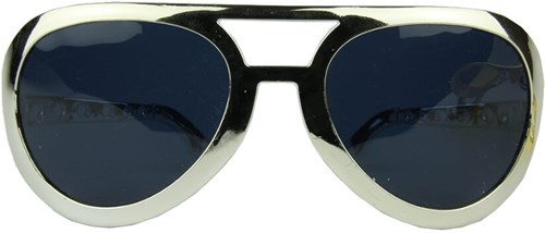 Elvis Bril Mega Zilver