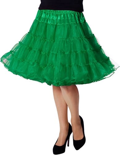Petticoat Groen 3 Laags Luxe