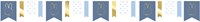 Slinger Nijntje Baby Jongen Blauw-Goud Luxe (4m)