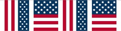 Vlaggenlijn USA - Amerika 10mtr.