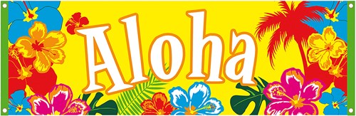 Banner Aloha (220x74cm) 
