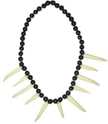 Ketting Indiaan Zwarte Kralen