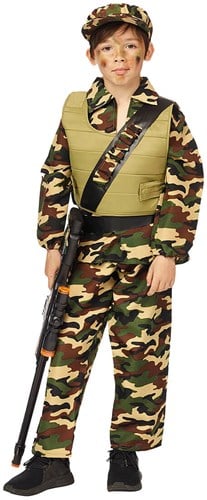 Kinder Legerkostuum Action Force