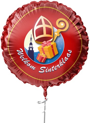 Folieballon Welkom Sinterklaas (45cm)