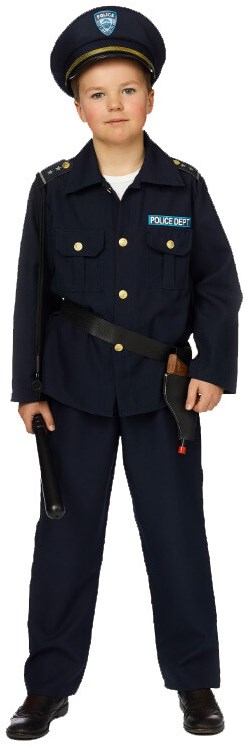 Politiepak met pet voor kinderen (3)