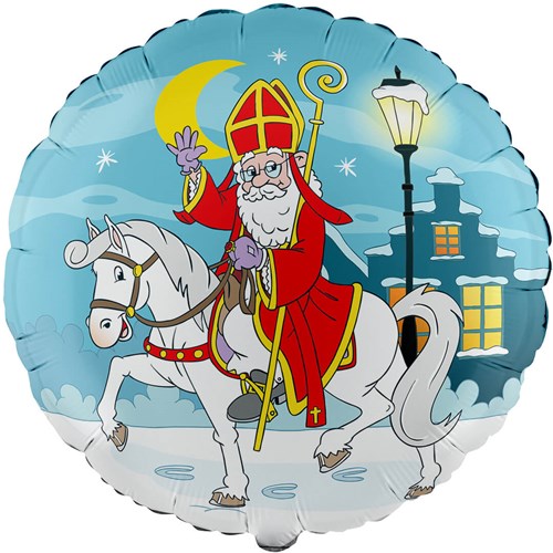 Sinterklaas Folieballon Maneschijn (45cm)