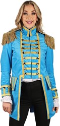 Carnavalsjas Dames Turquoise-Goud