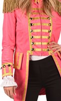 Carnavalsjas Dames Roze-Goud (detail)