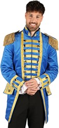 Carnavalsjas Heren Blauw-Goud