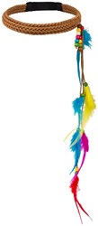 Hippie Hoofdband met Gekleurde Veren