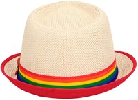Strohoed Pride Regenboog (achterkant)