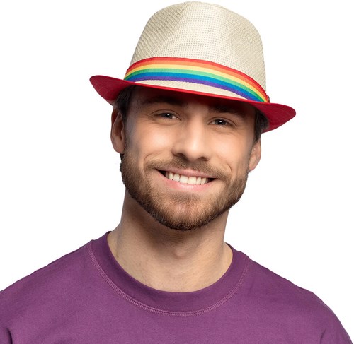 Strohoed Pride Regenboog (voorbeeld 2)