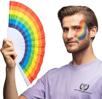 Regenboog Waaier Pride (voorbeeld)