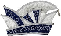 Prinsensteek Luxe Blauw-Zilver