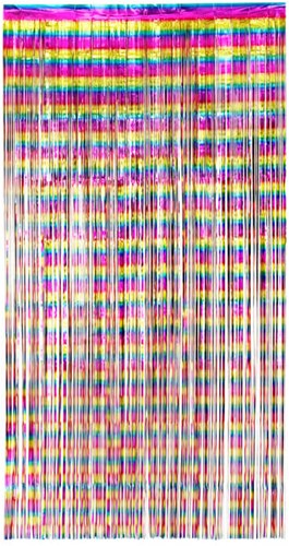 Deurgordijn Folie Regenboog (200x100cm)