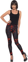 Legging Zwart met Bloed voor dames