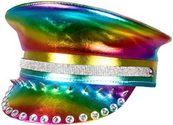 Regenboog Pet Metallic Studs & Diamants