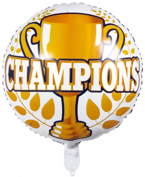 Folieballon Champions - Kampioen (45cm)